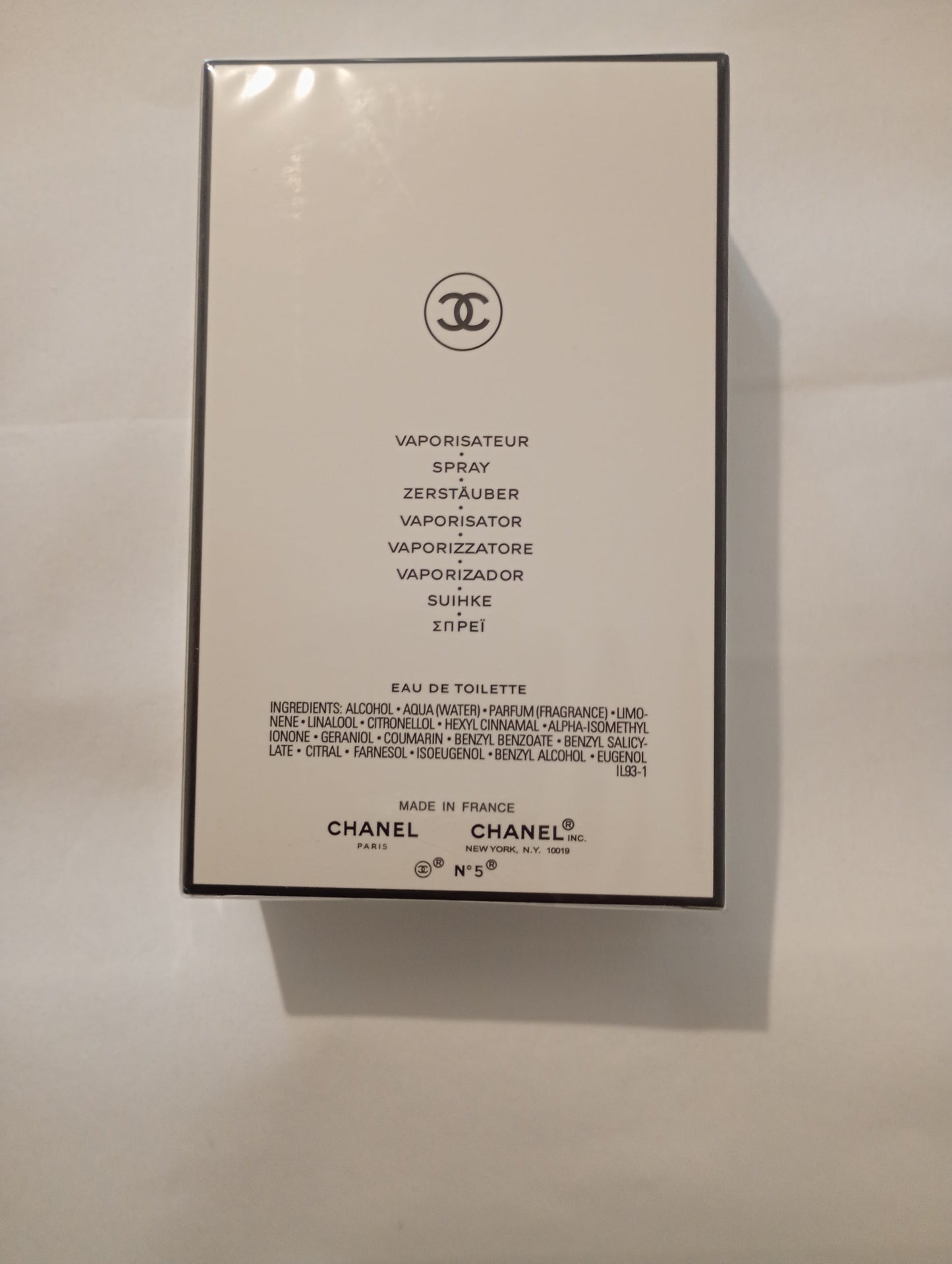 CHANEL N°5 L'EAU Eau De Toilette Spray 100ml