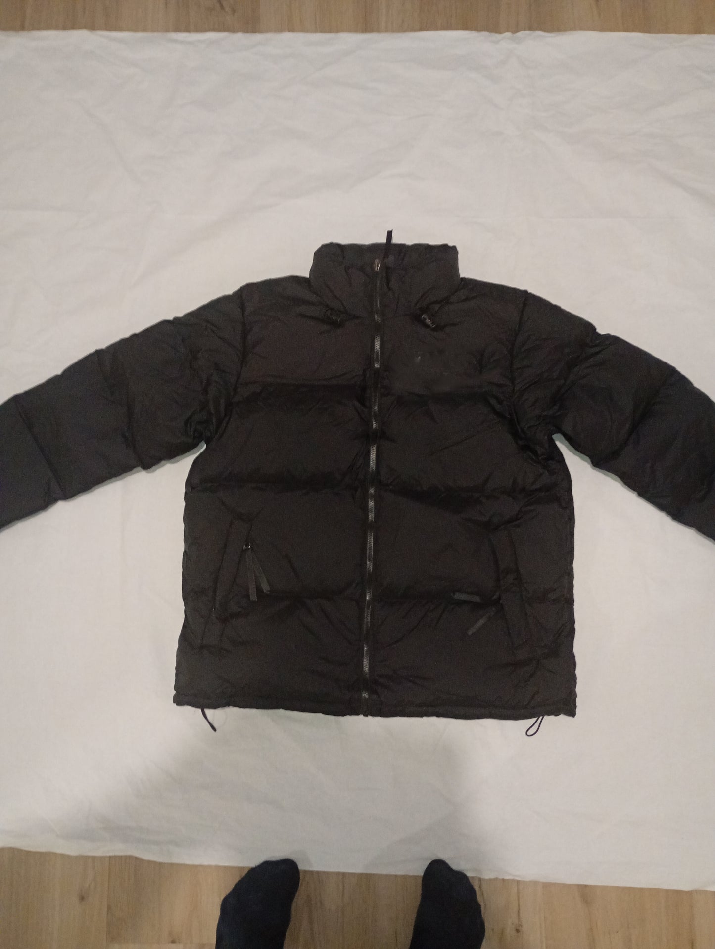 Black Puffer Winter Jacket / Talvitakki 1996 700 XL Retro.