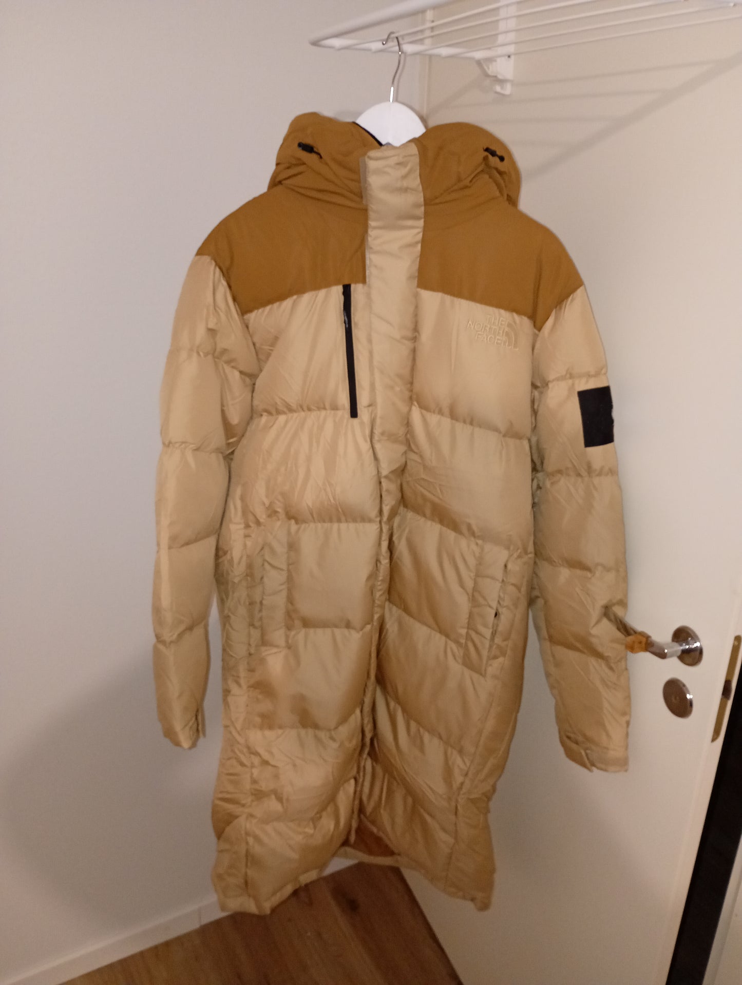 Long Female XL Puffer Winter Jacket / Talvitakki Red-Brown Color